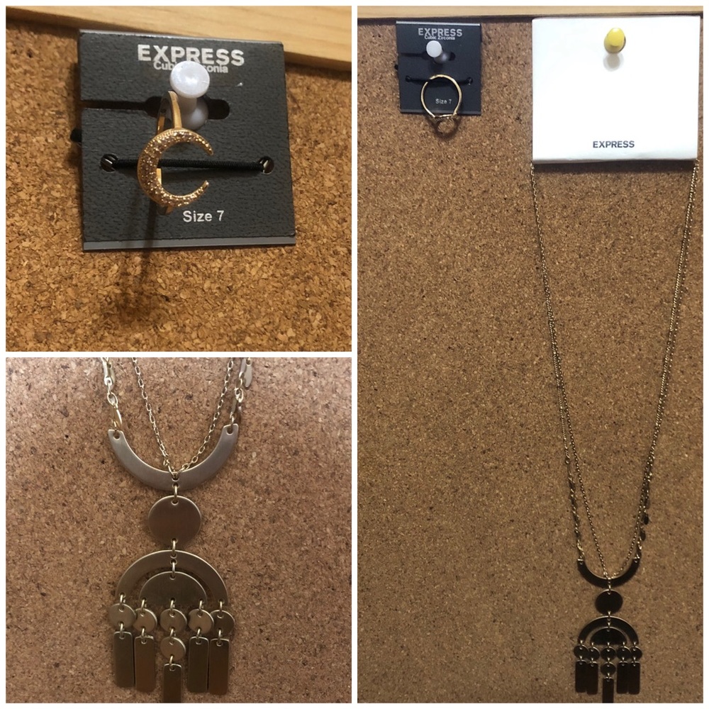 ¡SOLD! Express Necklace & Ring Set